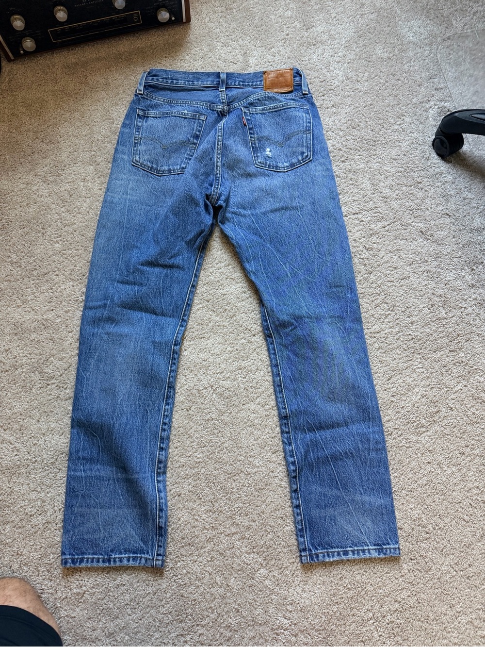 Levi’s 150th Anniversary Distressed Blue Denim Jeans - Picture 4 of 5